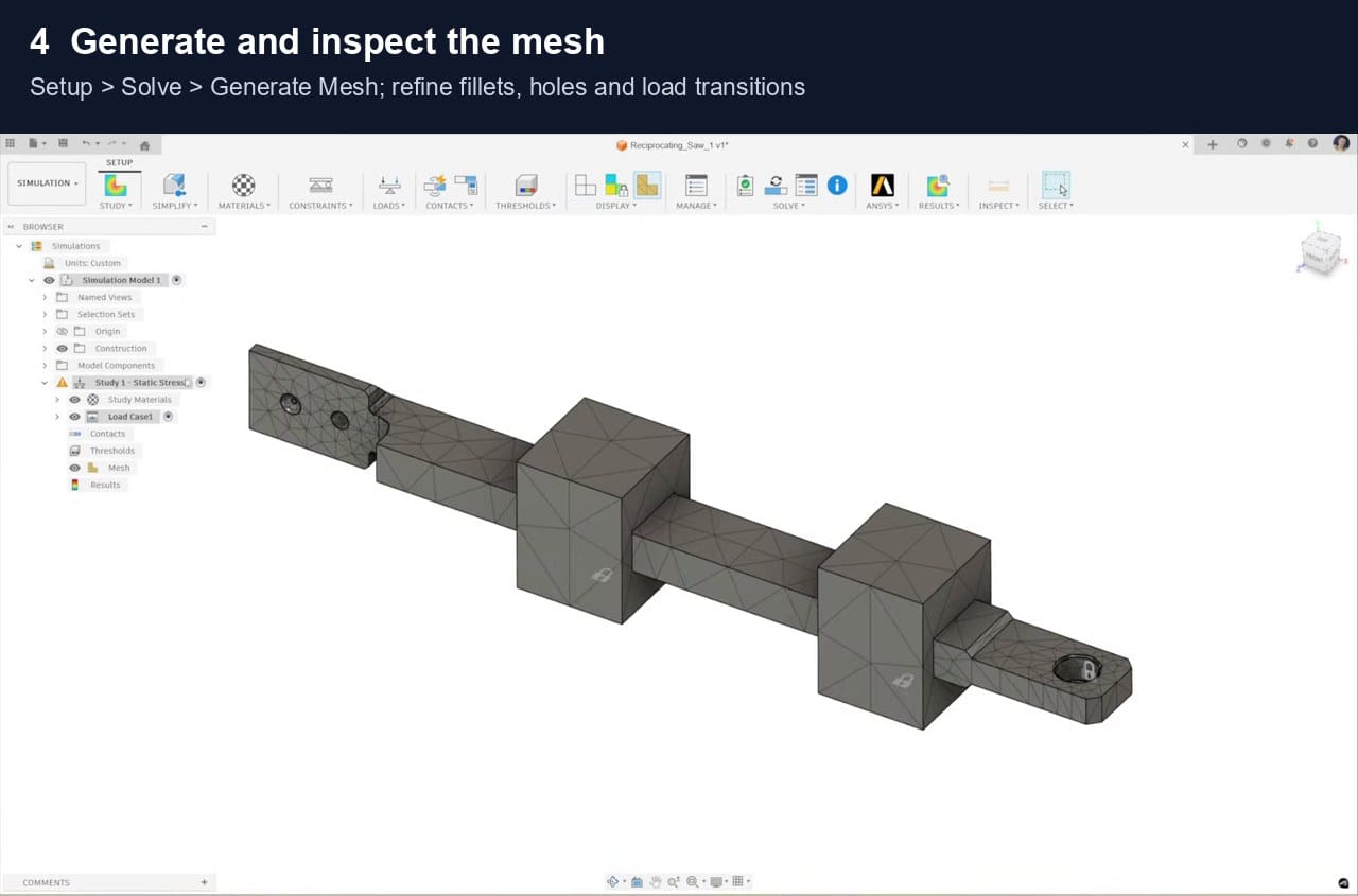 Fusion interface: mesh