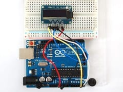OLED I2C wiring connection visual
