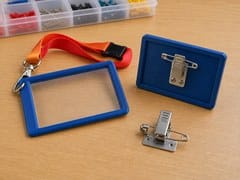 Reusable name badge project photo