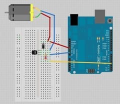 Motor power check connection visual