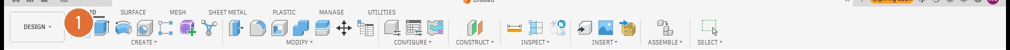 Create Sketch on the XZ plane toolbar