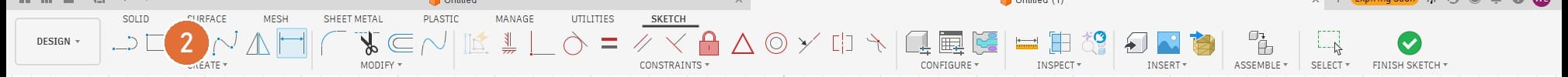 Sketch on the XY plane: an 80 mm circle toolbar