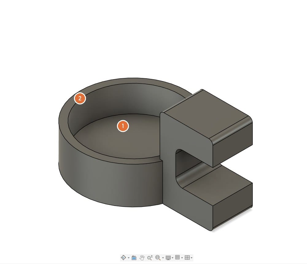 Checkpoint 3: the cup, 8 mm floor and 5 mm wall