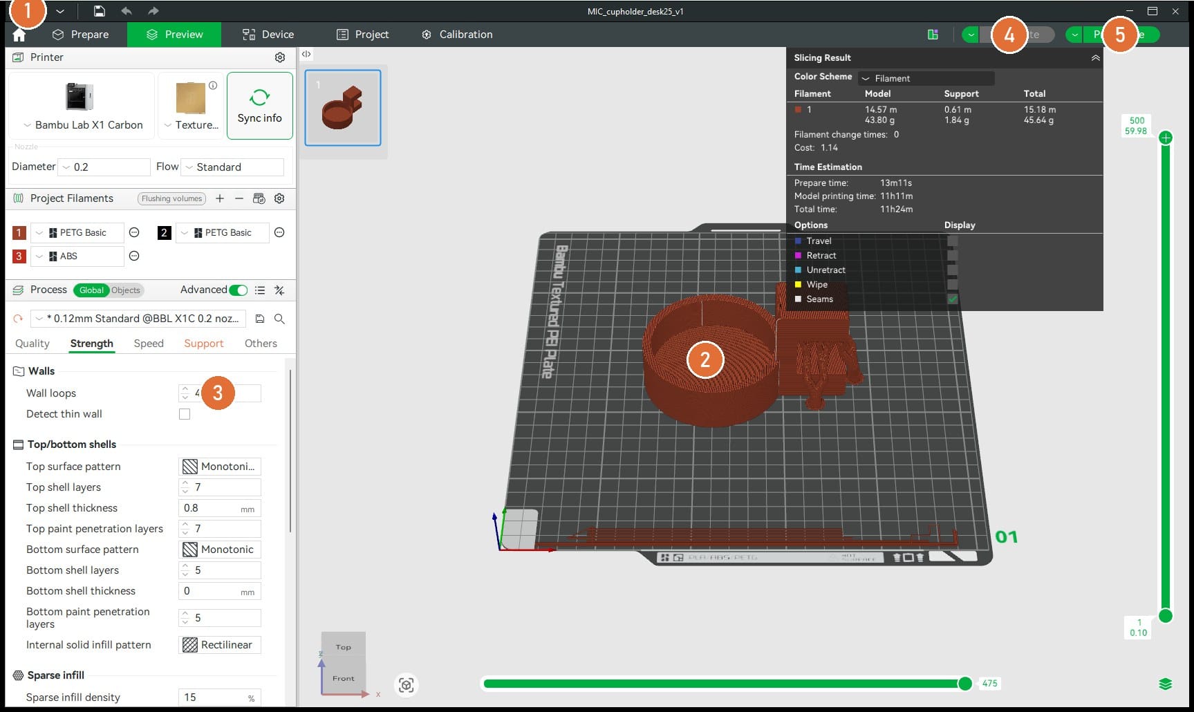 Bambu Studio sliced preview